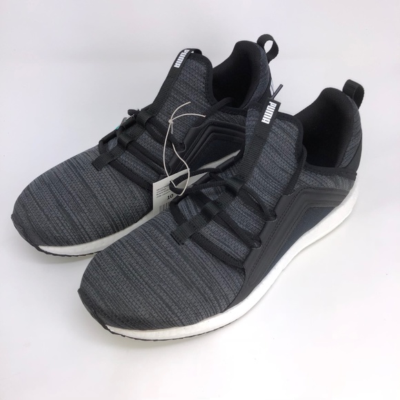 Puma Mega Nrgy Heather Knit Running Shoes Black - Picture 4 of 7